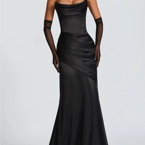 BabyBoo Kensington Maxi Dress - Black Evening Gown
